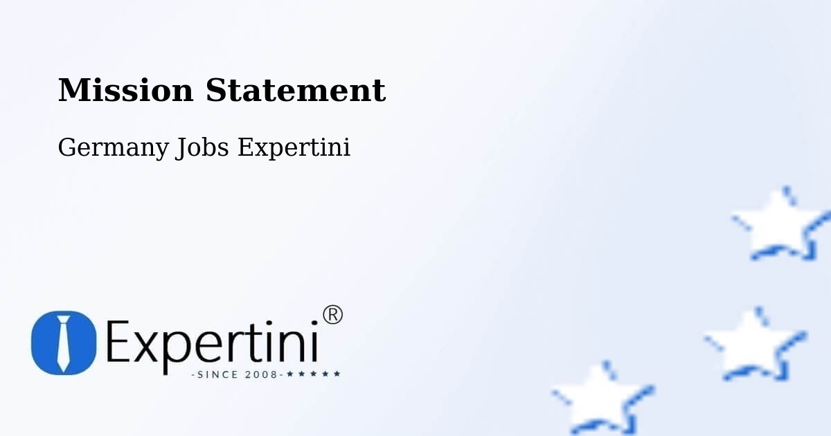 Corporate Mission – Bahlingen - Germany Jobs Expertini