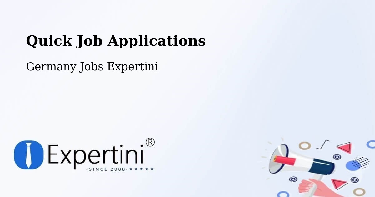 Quick Apply Feature – Bahlingen - Germany Jobs Expertini