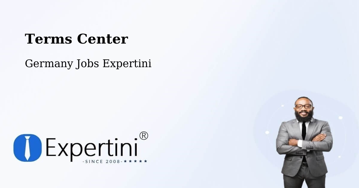 Terms of Service – Bahlingen - Germany Jobs Expertini